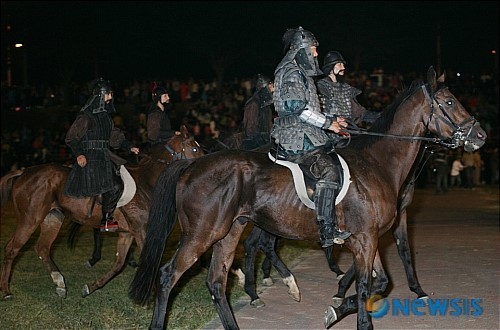 황산벌 영화 속 전투 장면