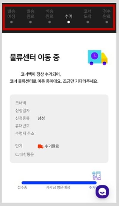 코너백현황확인