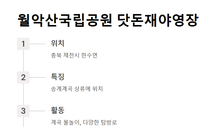 5월 아이와 함께 가기 좋은 국립공원 캠핑장 BEST 5