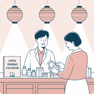 전국 추석 연휴 문 여는 약국 이미지