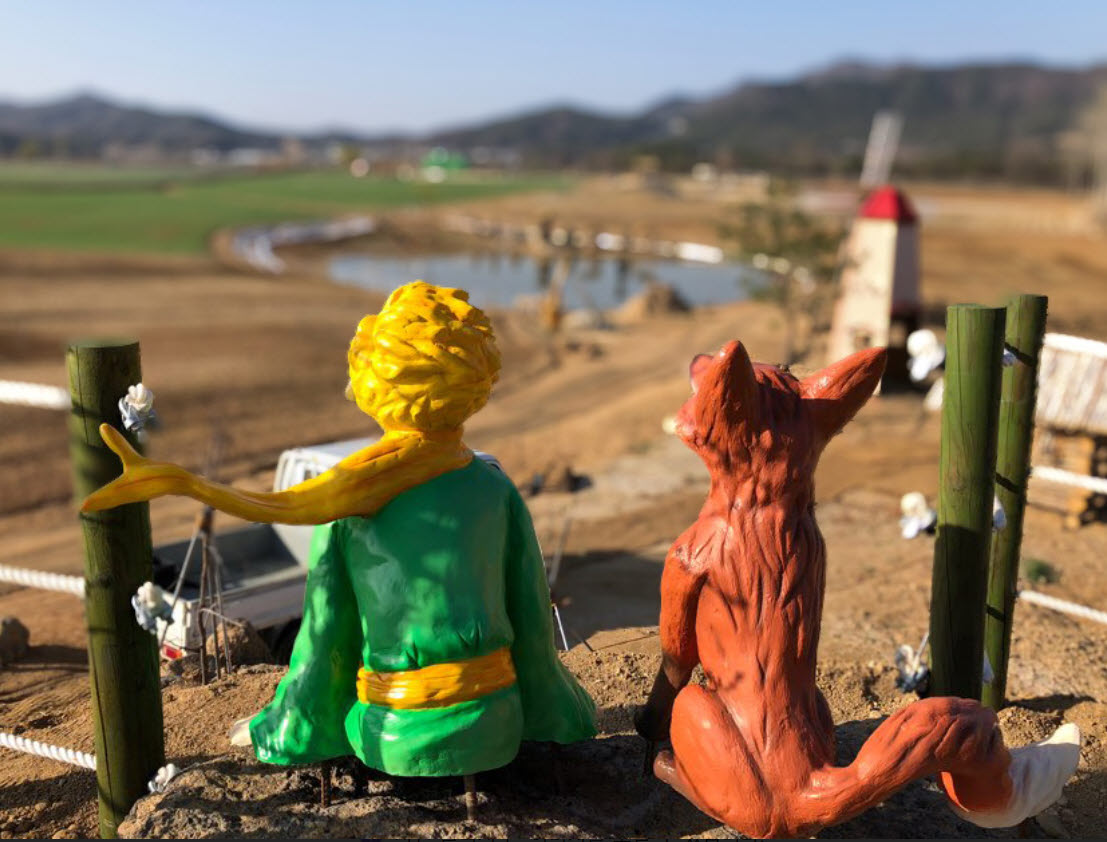 고석정 꽃밭 포토존