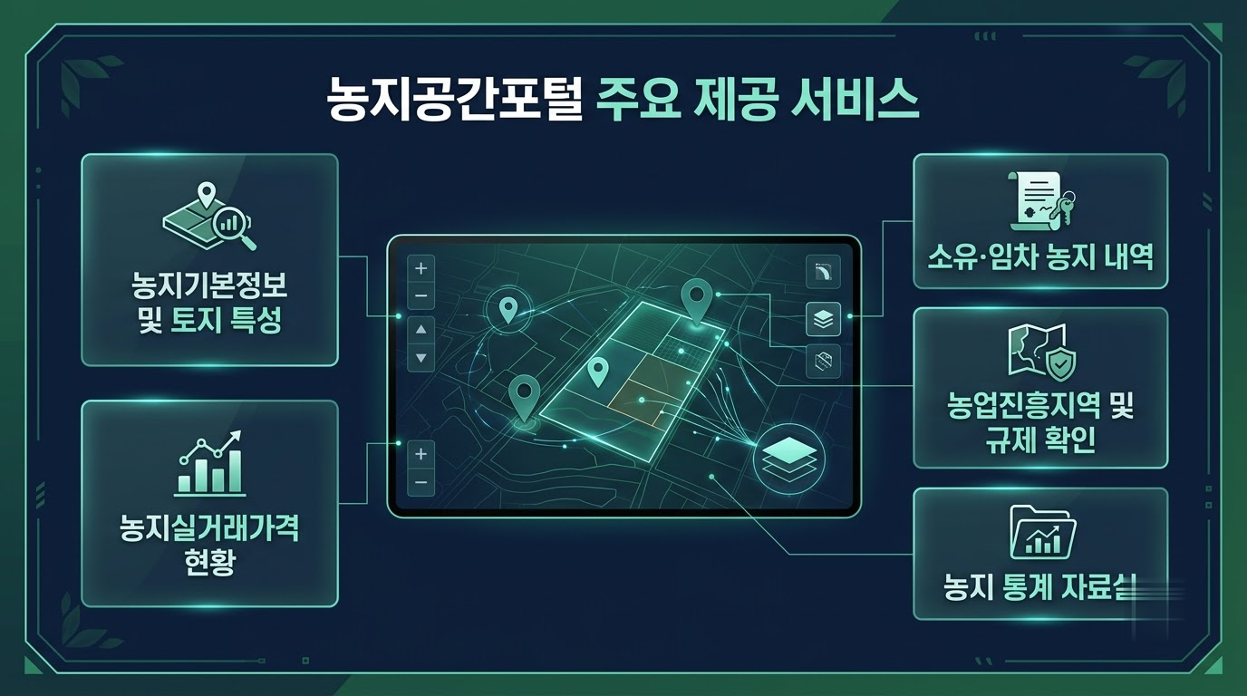 농지공간포털 조회를 통한 농지매매가격과 실거래가 확인 안내