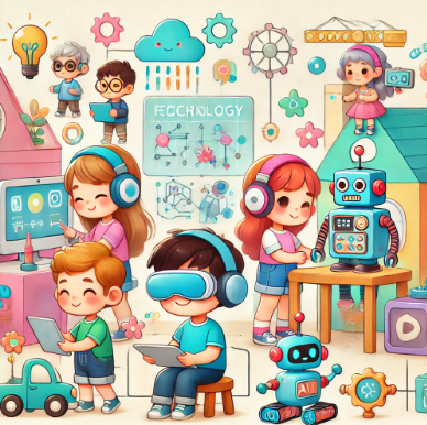 기술을 경험하는 아이들