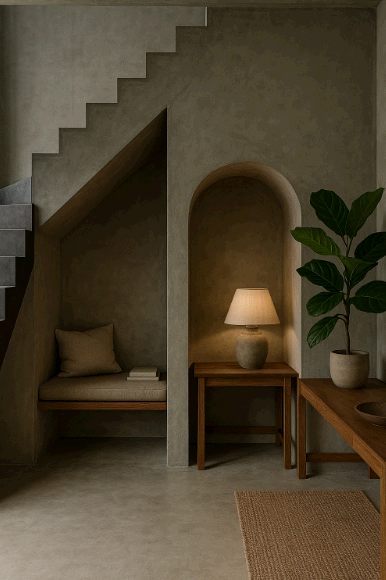 계단 공간 인테리어 활용법