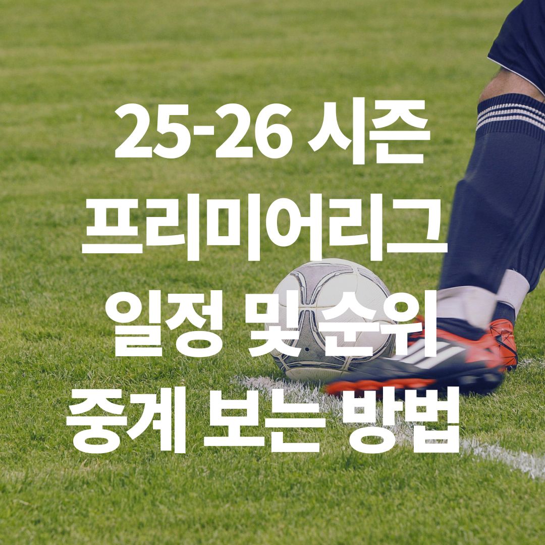 프리미어리그 일정