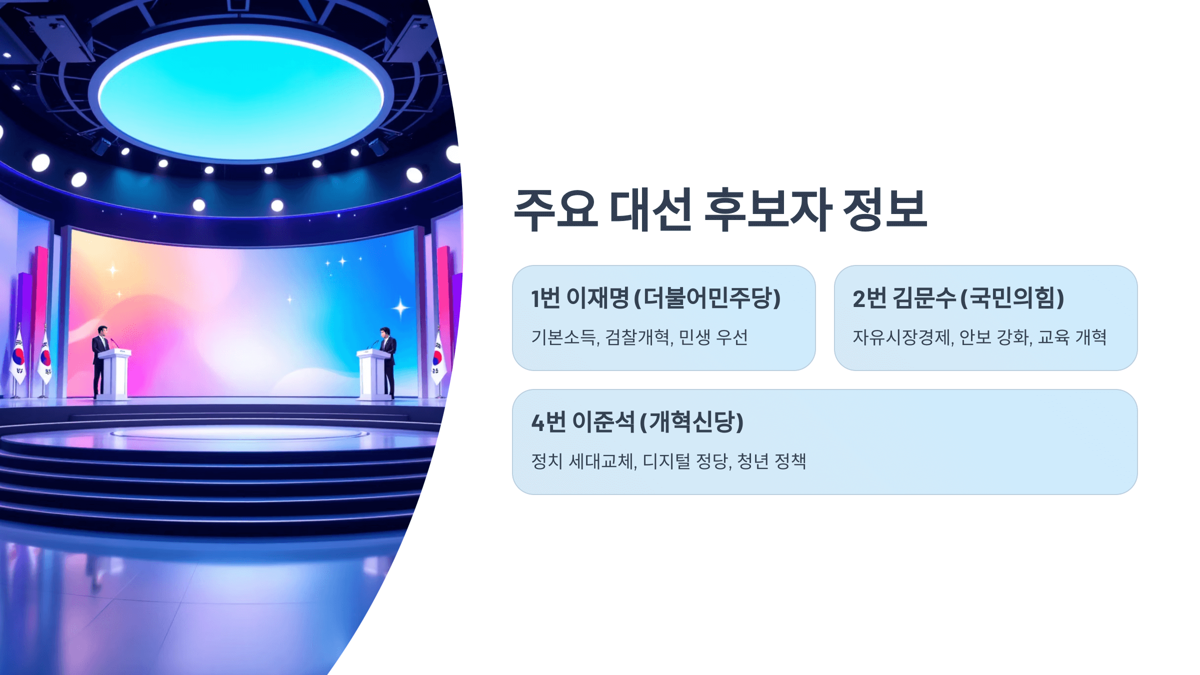 대통령선거 후보자 정보