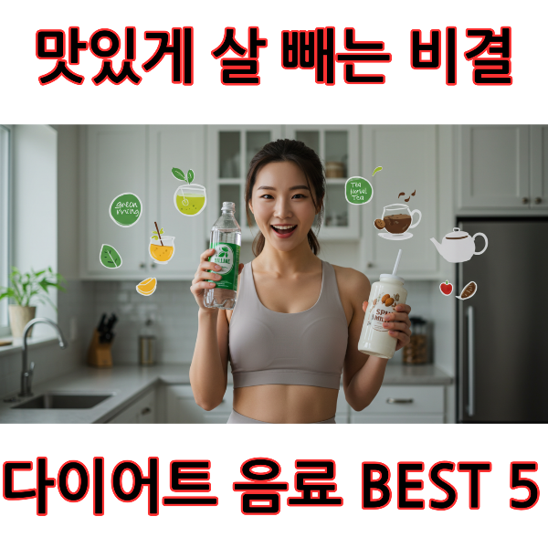 다이어트 음료를 들고 있는 여성 이미지