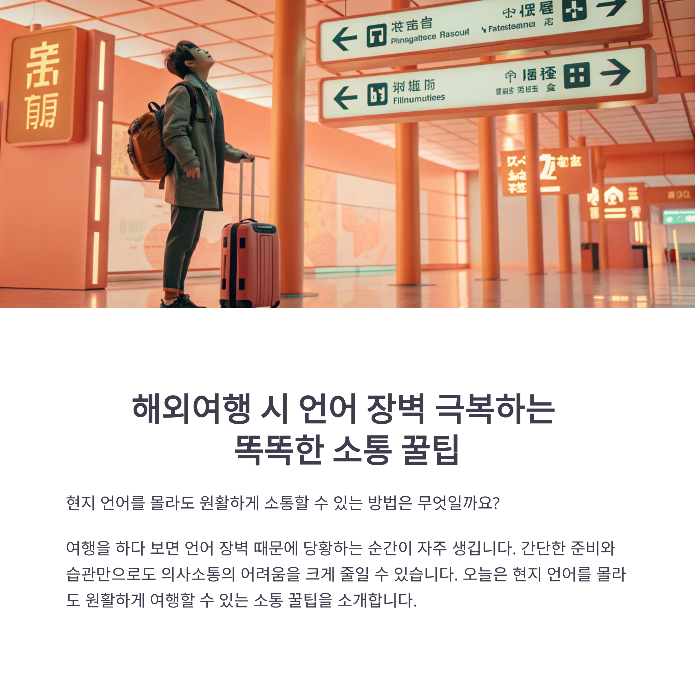 언어 장벽 극복하는 똑똑한 소통 꿀팁!