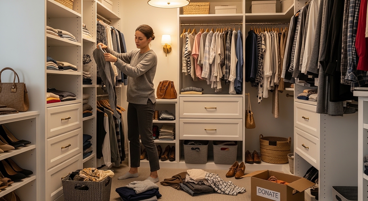 옷장 정리