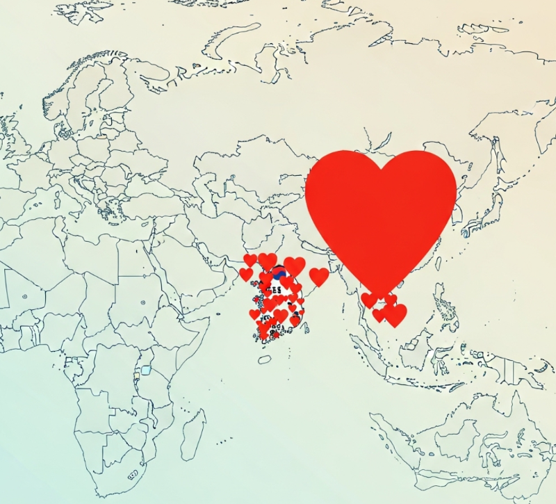 어느 나라가 한국을 가장 좋아할까?