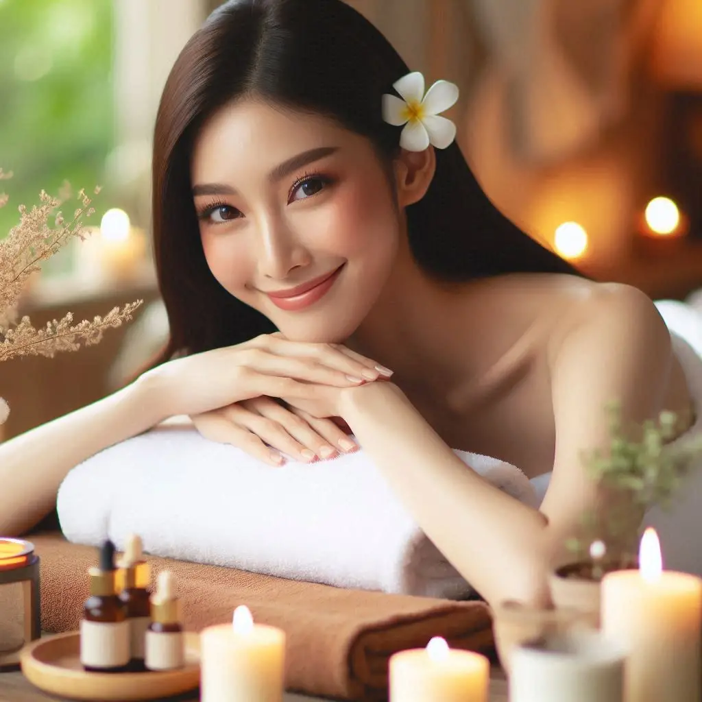 피부,체형관리 샵 배경