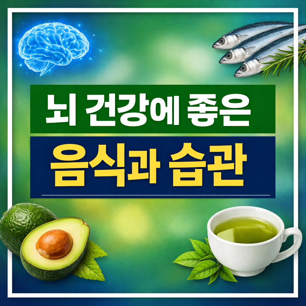 뇌 건강에 좋은 음식과 습관