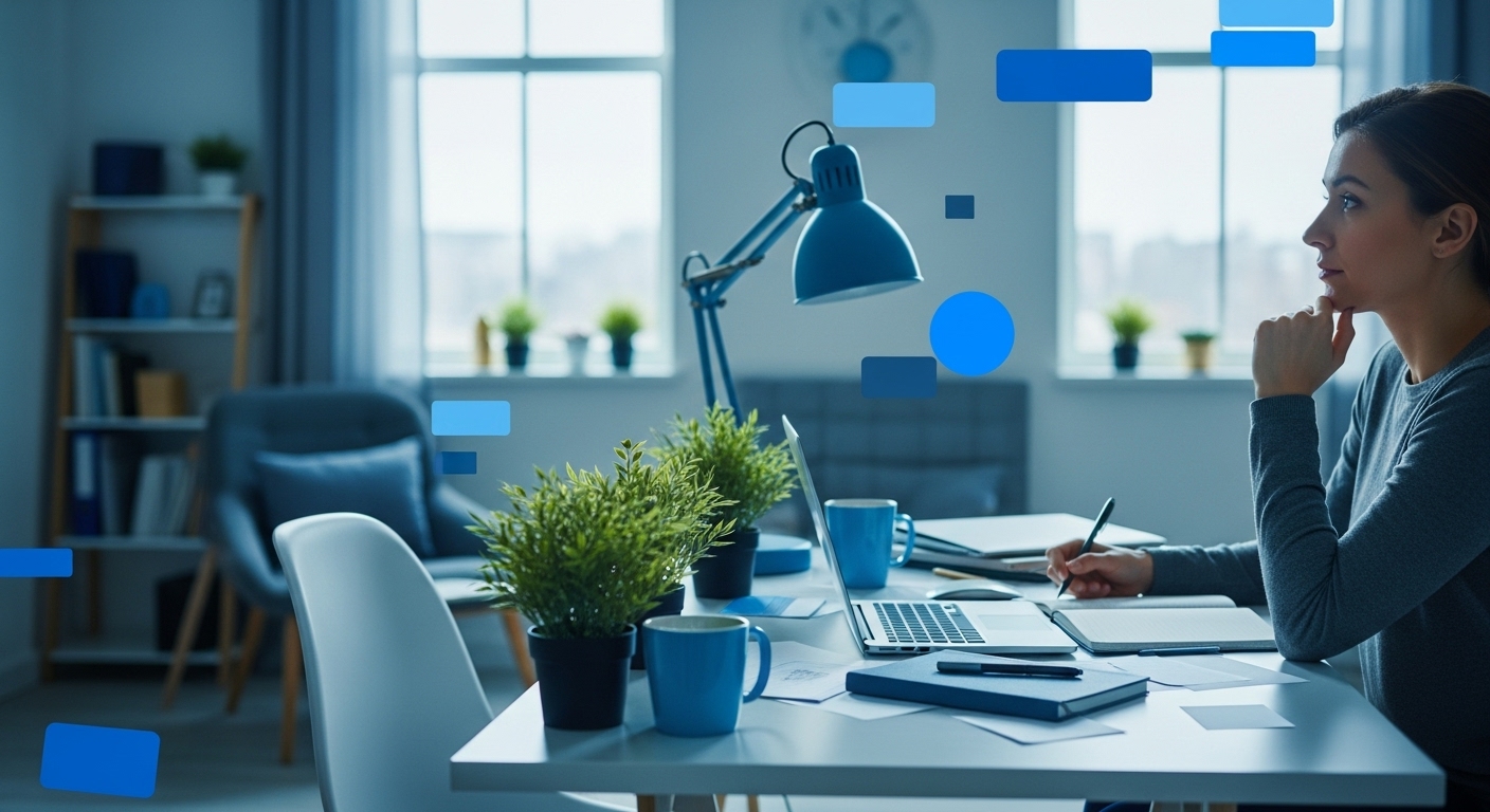 창의성, 환경설계, 창의적환경, 아이디어, 생산성, 집중력향상, 디지털디톡스, 성장마인드셋, 창의력향상, 블루그레이인테리어