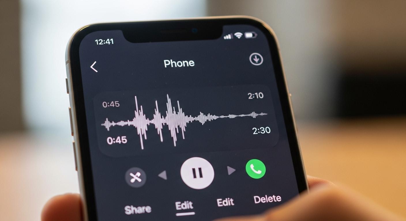 아이폰 통화녹음파일 글로