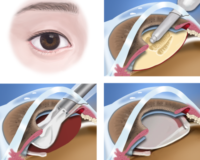 백내장이라는 안개 관련 이미지
