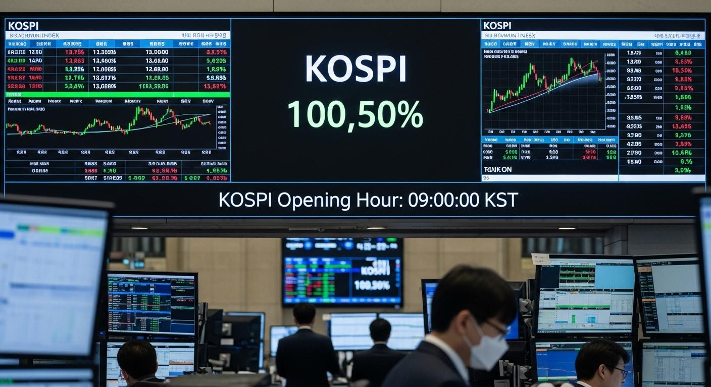 코스피 개장시간