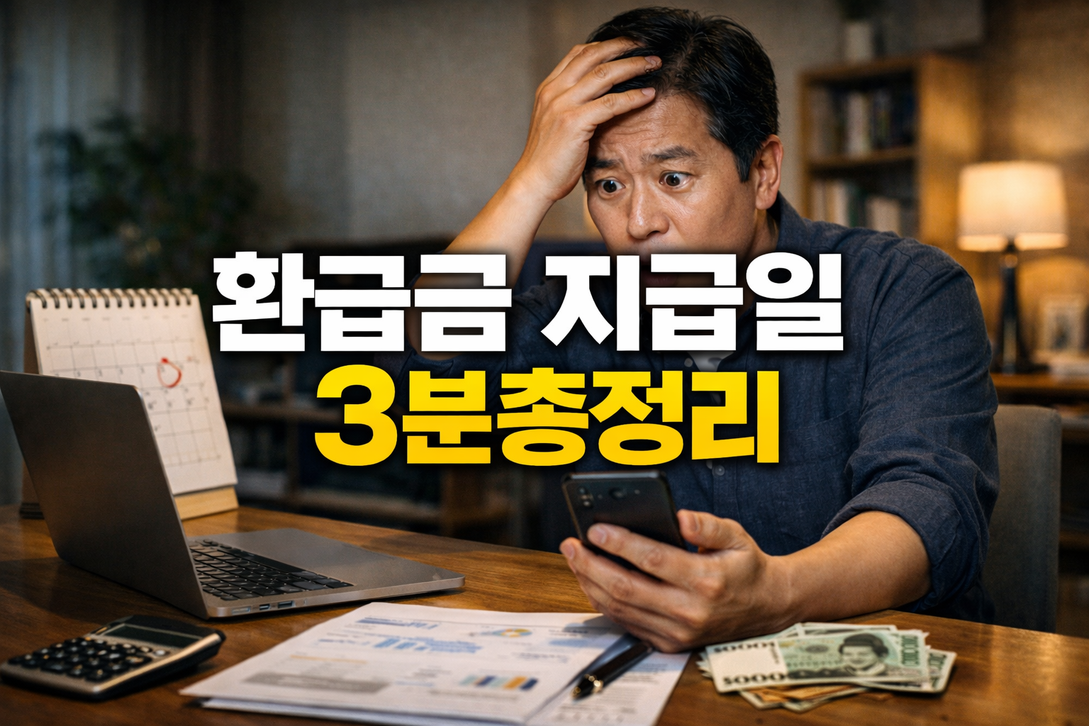 환급금 지급일 놓치면 날리는 돈, 3분 총정리