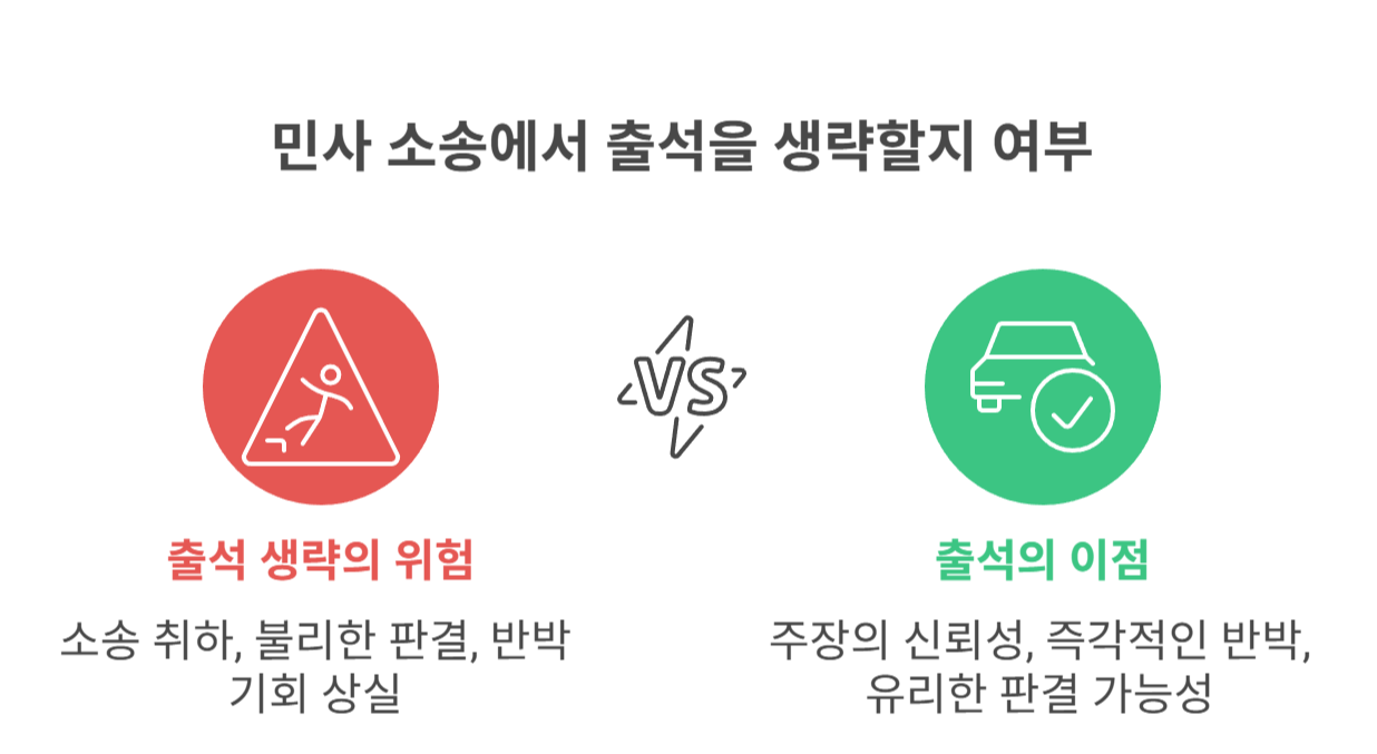 출석을 생략했을 때의 위험 요소