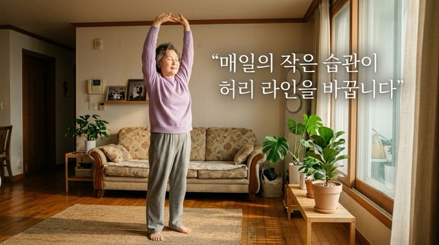허리 협착증 생활 습관 관리