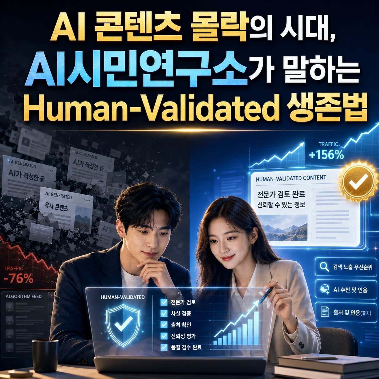 AI 콘텐츠 몰락의 시대, 'AI시민연구소'가 말하는 Human-Validated 생존법