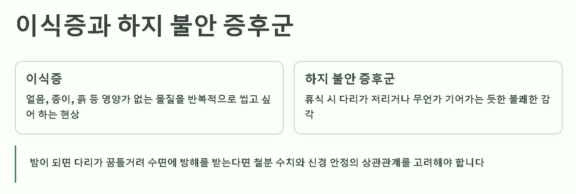 철분부족 증상