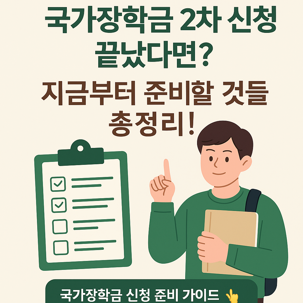 국가장학금 신청 준비 가이드에 대한 이미지