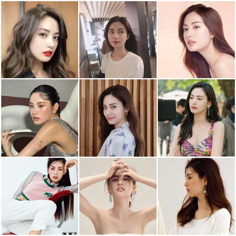 광고 및 촬영 장면을 찍고 있는 나나