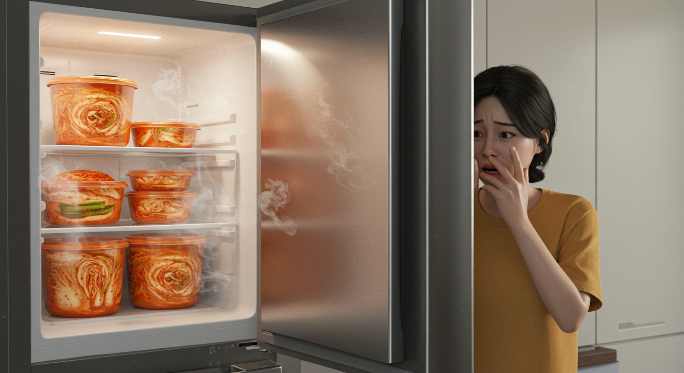 김치 냄새 없애는 방법