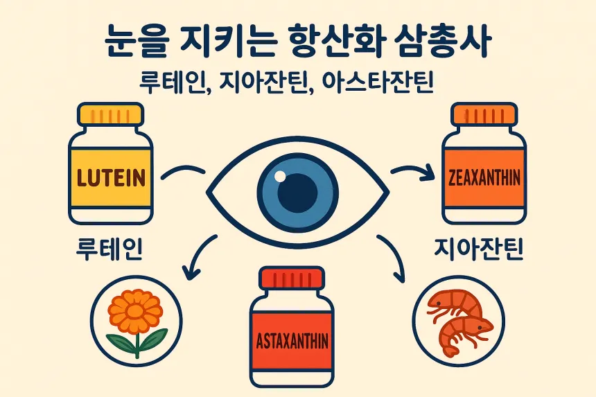 루테인 지아잔틴 아스타잔틴 추천