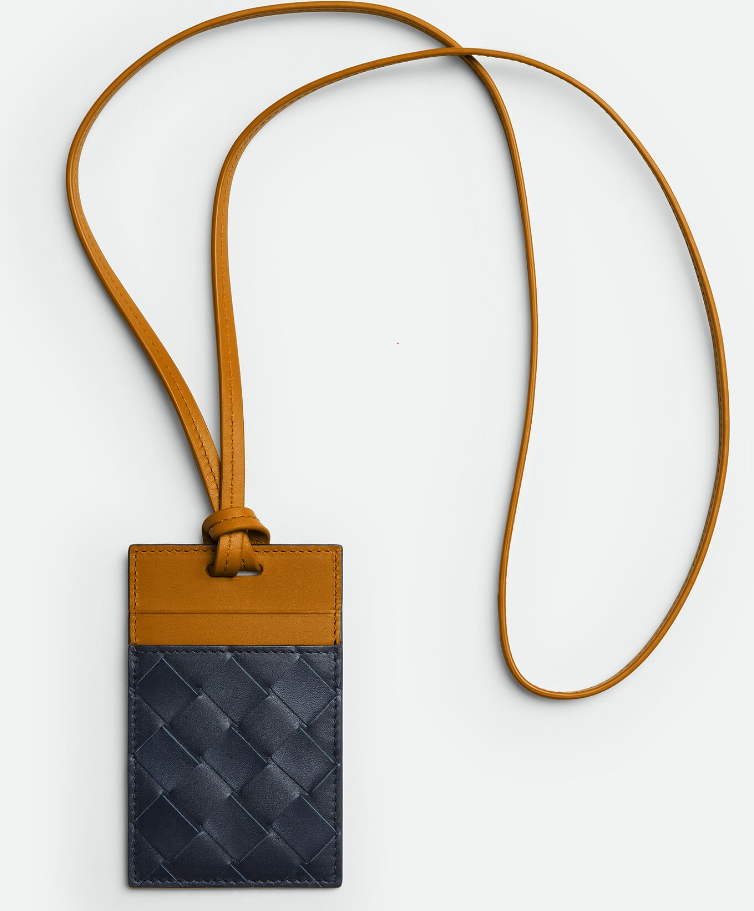 보테가베네타 남자 카드지갑 - 인트레치아토 스트랩 카드 케이스