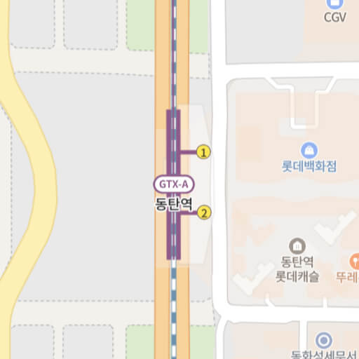 동탄역_노선도