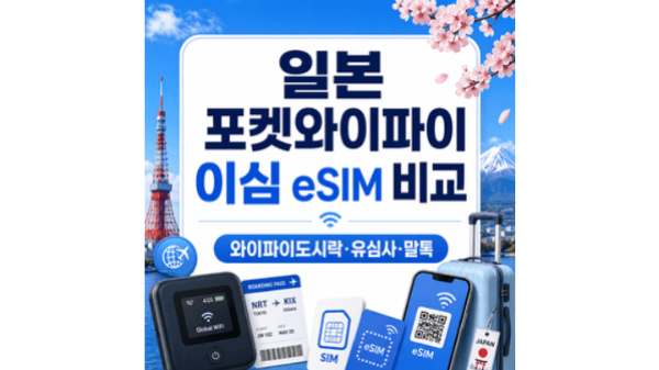 일본-포켓와이파이-이심-eSIM-비교-와이파이도시락-말톡