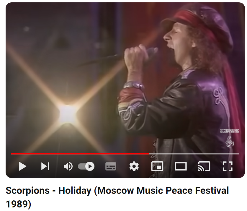 스콜피온즈-Holiday