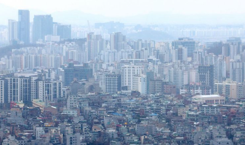 서울 다세대 주택과 아파트단지