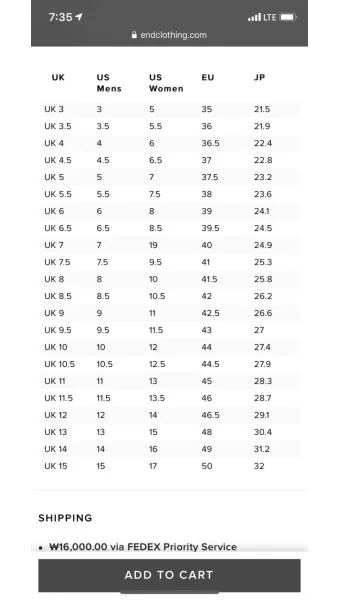 브랜드별 신발 사이즈 가이드 내 발에 딱 맞는 선택법_24