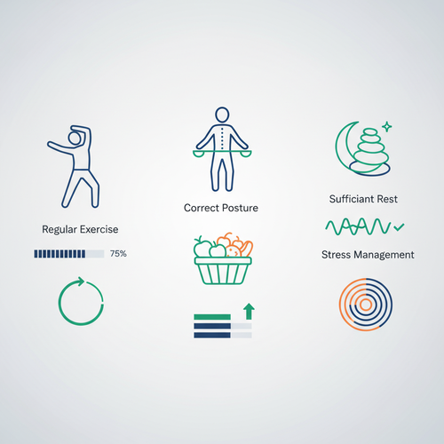 성공적인 척추 회복&amp;#44; 지속 가능한 습관 만들기