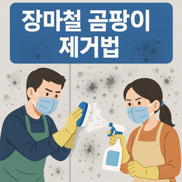 장마철 곰팡이 제거