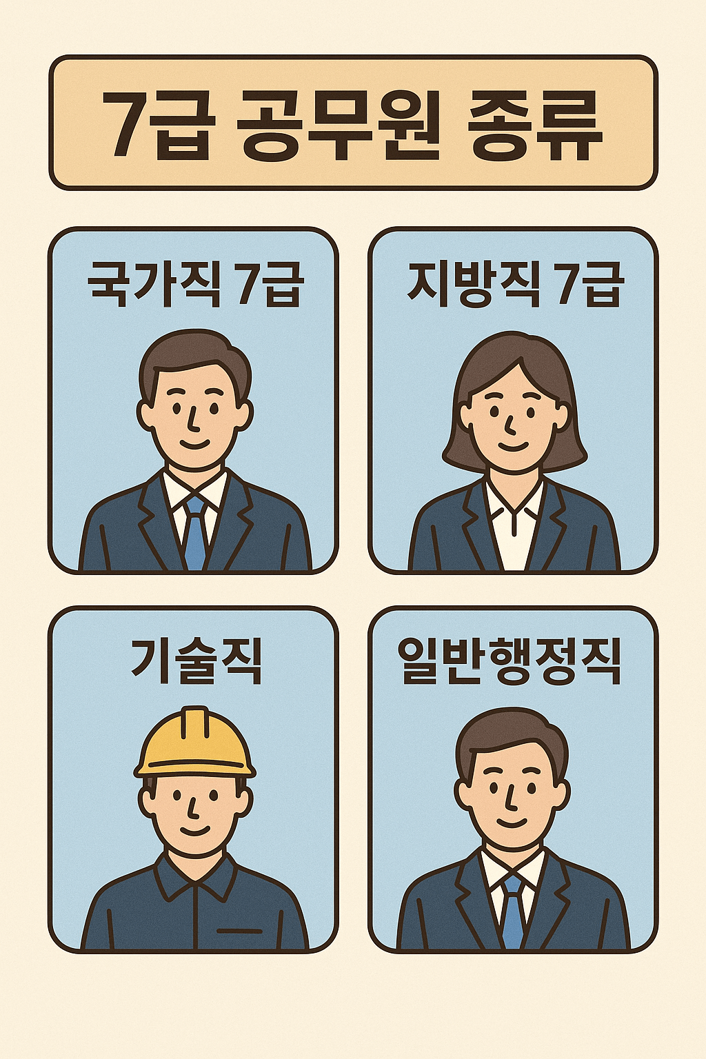 7급 공무원 종류 총정리 🔍 국가직부터 지방직까지 완벽 가이드