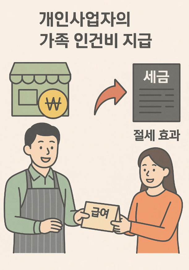 가족 인건비 지급 시 절세 효과와 유의사항