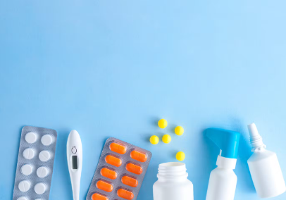 여러 가지 약 들이 있다.