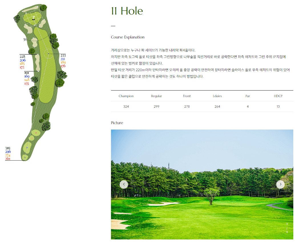 더 시에나 컨트리클럽 동코스 2