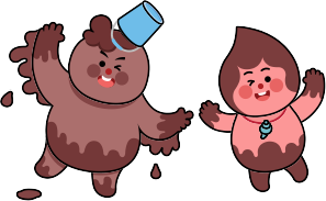 보령머드축제 캐릭터