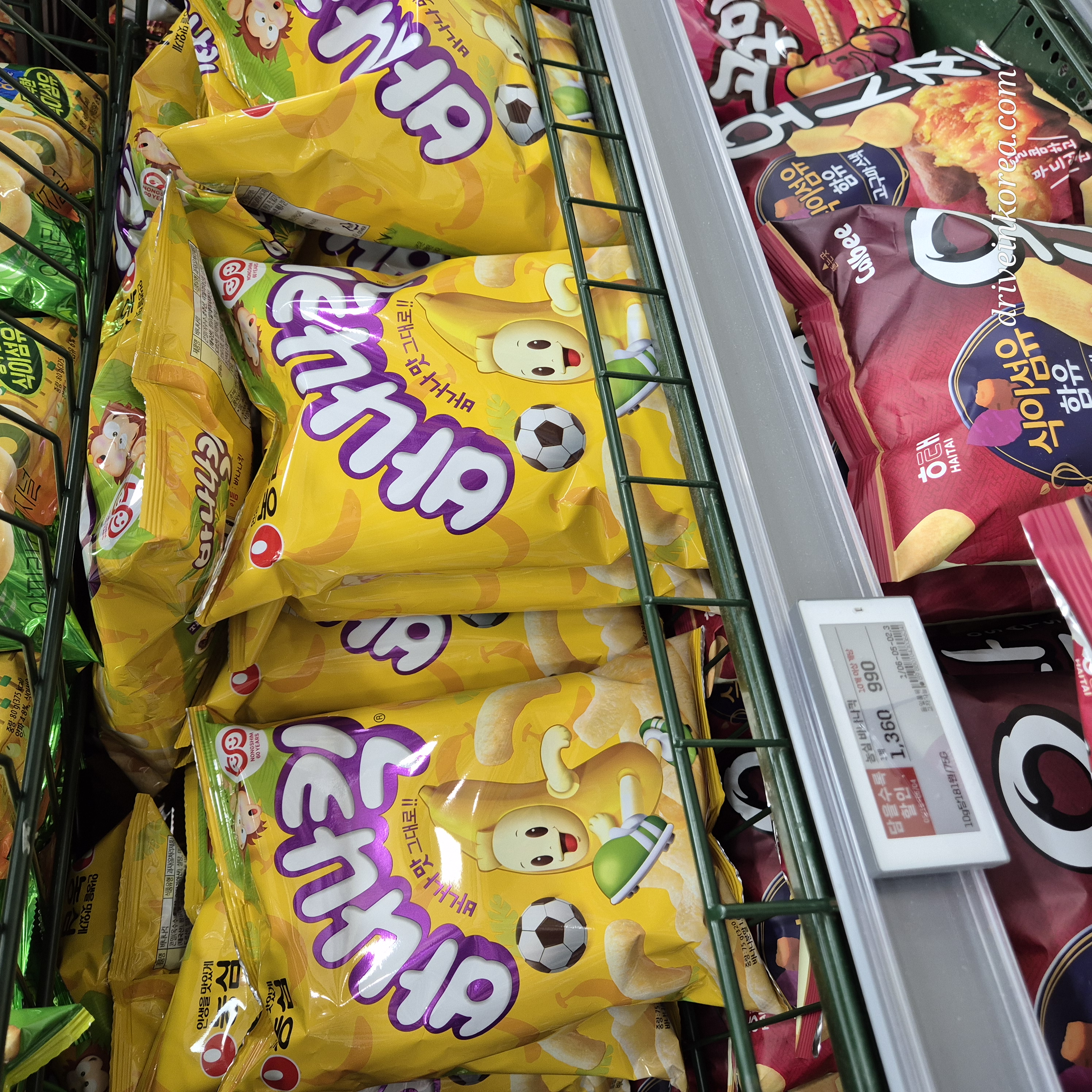 농심 바나나킥 가격