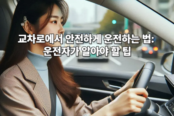 교차로에서 안전하게 운전하는 법: 운전자가 알아야 할 팁