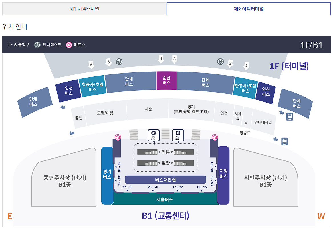 인천공항 버스시간표