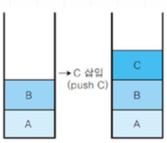 스택 삽입