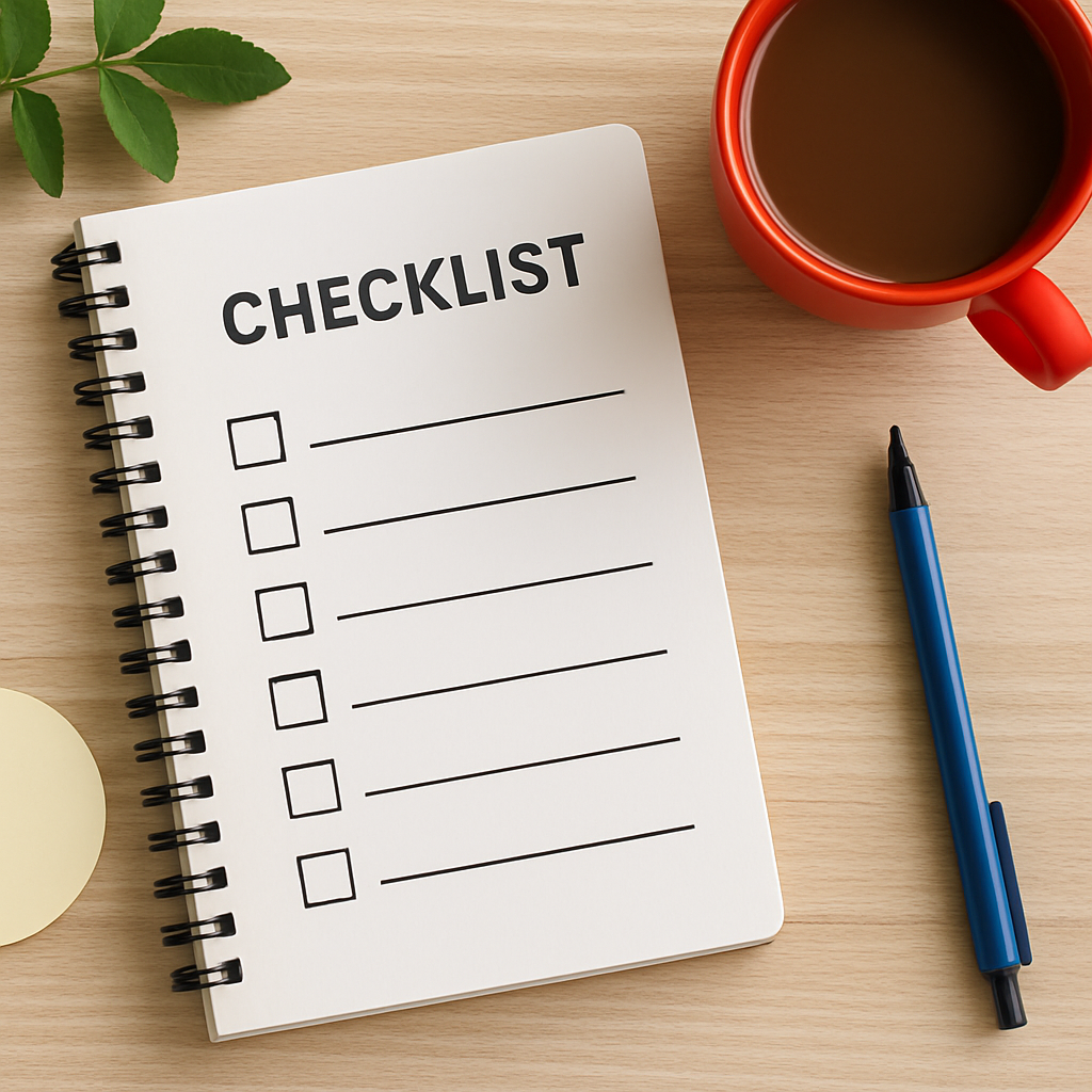 감정 체크리스트