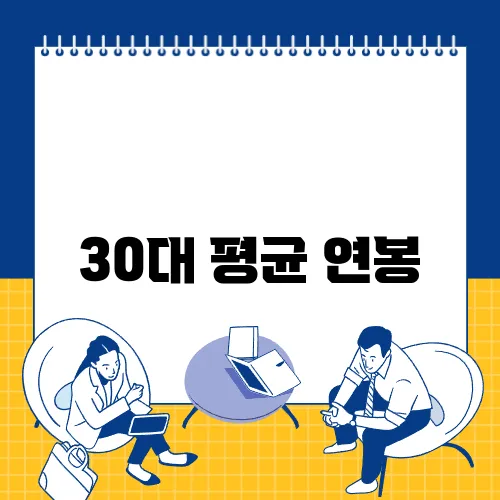 30대 평균 연봉