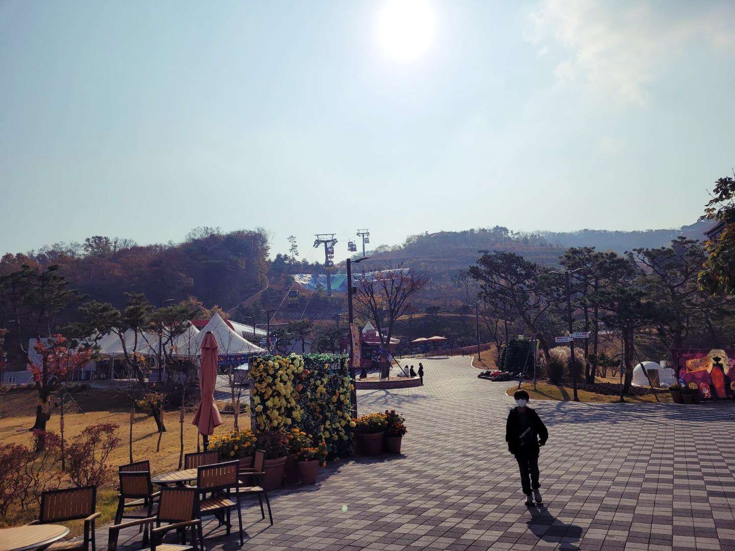 곤도라 탑승장소 가는길