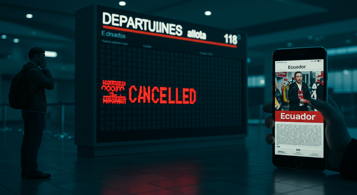 에콰도르 특별여행주의보: 지금 당장 여행을 취소해야 하는 결정적인 이유와 안전 가이드